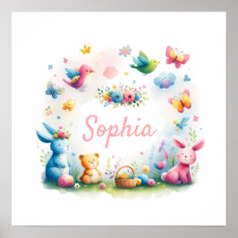 Kramper och Blommigtar Poster