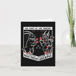 Krampunacht Gruss Von Krampus Krampus Vs Black Ph Kort