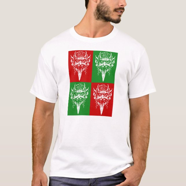 Krampus 4up utslagsplats tee shirt (Framsida)