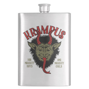 Krampus Ansikte Naughty Fickplunta