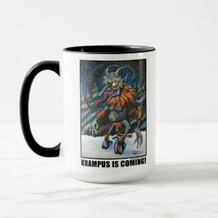 KRAMPUS ÄR KOMMANDE! Mugg