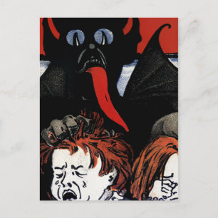 Krampus Attack Vykort