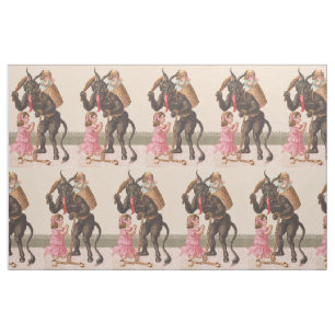 Krampus bestraffar barn kedja tyg