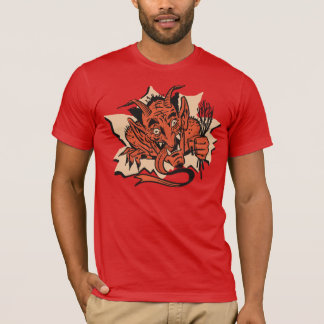 Krampus Busting genom skjortan T Shirt