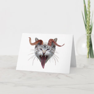 Krampus Cat Helgkort