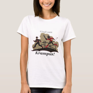 Krampus Chases Kid Tee