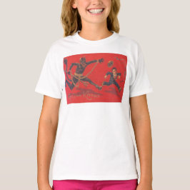 Krampus Chasing Child T Shirt