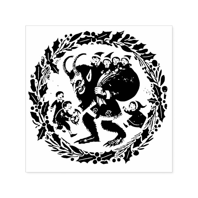 Krampus Christmas                                  Självfärgande Stämpel (Design)