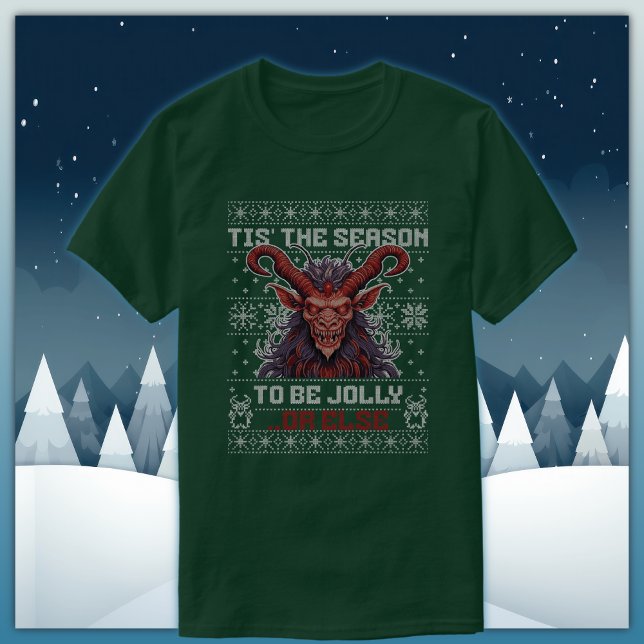 Krampus detta är det år då det skall vara gemensam t shirt (Skapare uppladdad)