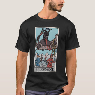 Krampus Dom Tarot Card Funny jul Gothi T Shirt