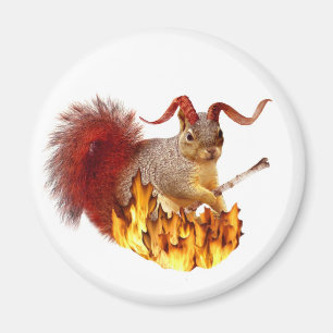 Krampus ekorremagnet magnet
