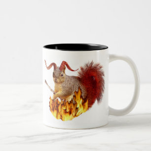 Krampus ekorremugg Två-Tonad mugg