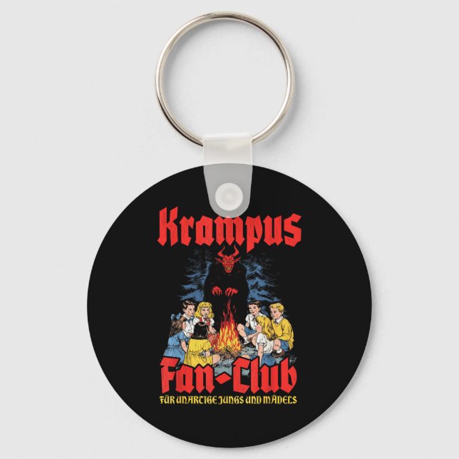 Krampus Fan-club Ugly Xmas German Christmas Demon  Nyckelring (Framsida)