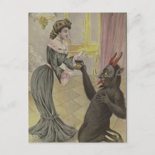 Krampus Finds Kärlek Vykort