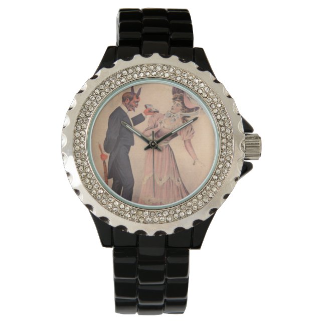 Krampus friar till kvinna armbandsur (Framsida)