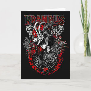 Krampus God Jul Holiday Jul Horror Xm Kort