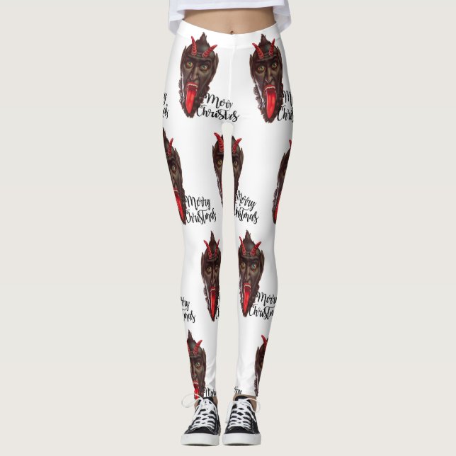 krampus god jul leggings (Framsida)