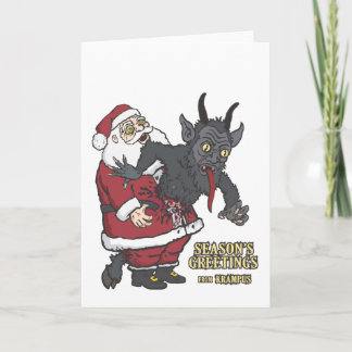 Krampus Greeting Cards Helgkort