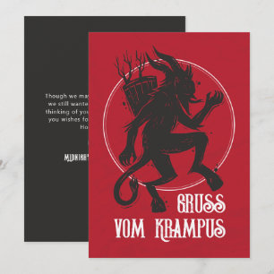 Krampus Gruss Vom Krampus julkort Helgdag