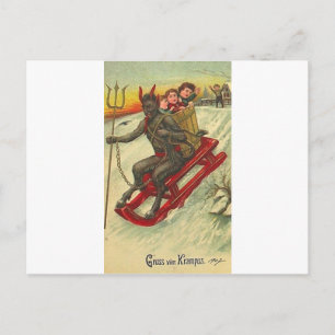 Krampus & Hans Trident Vykort