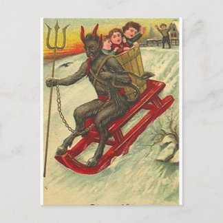 Krampus & Hans Trident Vykort
