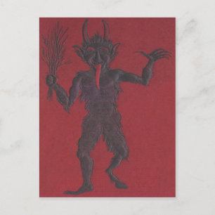Krampus Helg Vykort
