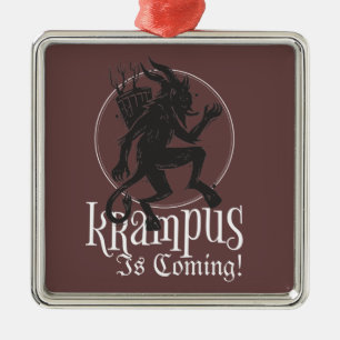Krampus-Helgdag Julgransprydnad Metall