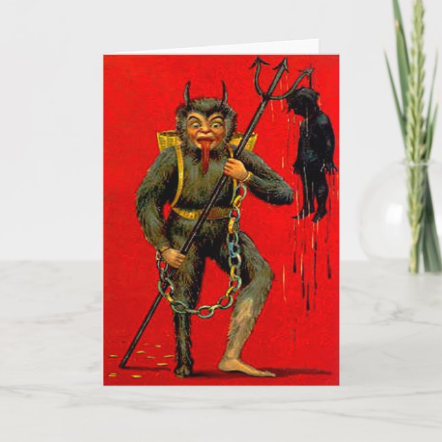 Krampus Helgkort (Framsida)