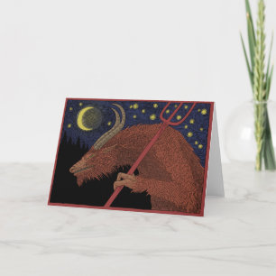Krampus Helgkort