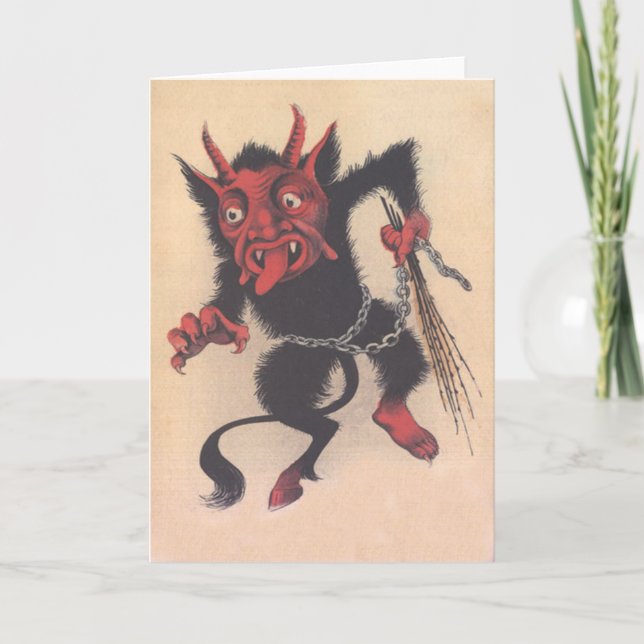 Krampus Helgkort (Framsida)