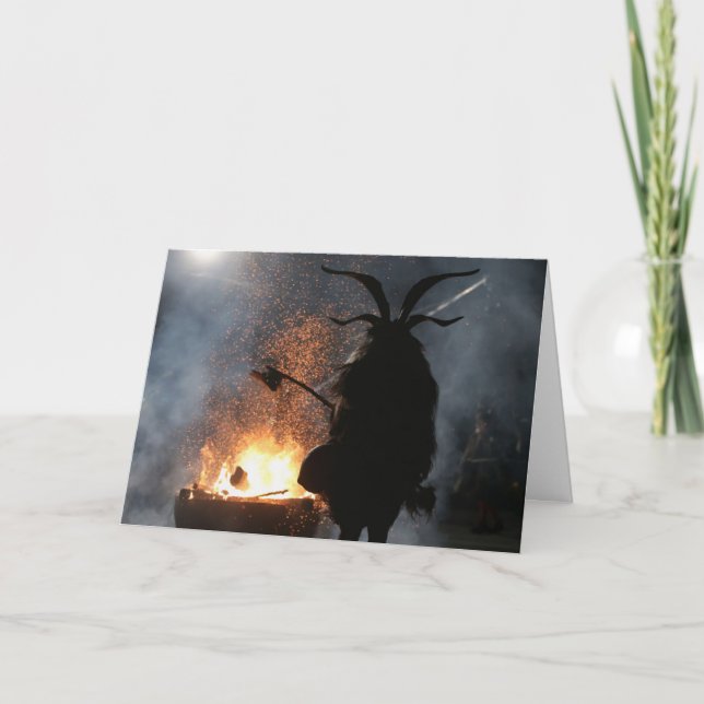 Krampus Helgkort (Framsida)