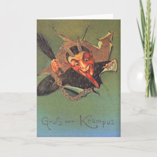 Krampus Helgkort (Framsida)