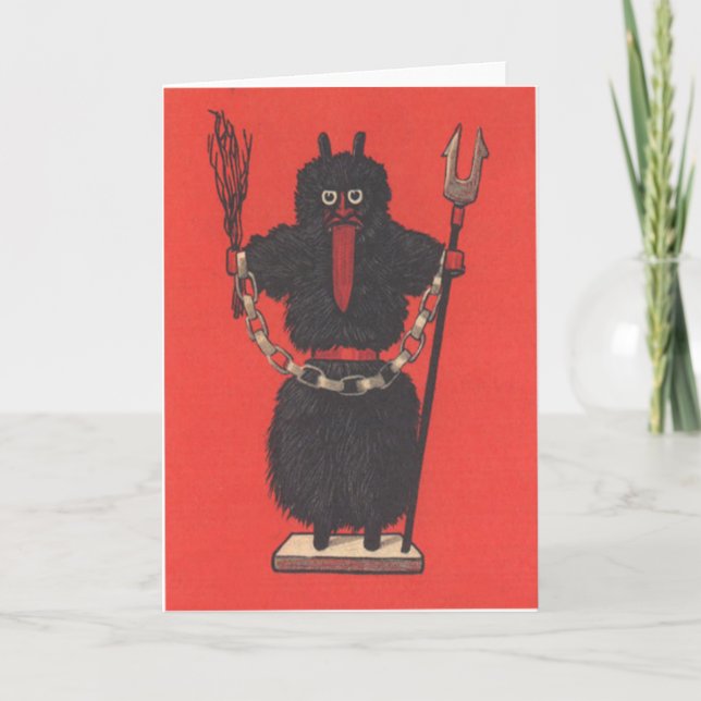 Krampus Helgkort (Framsida)
