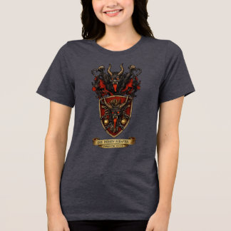 Krampus Heraldic Crest Coat of Arms Christmas  T Shirt