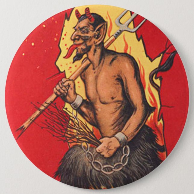 Krampus Hökgrepp Höstlovskäpp Knapp (Framsida)