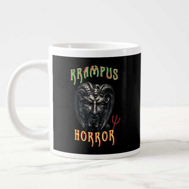 Krampus Horror Jumbo Mugg (Vänster)
