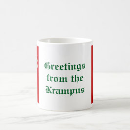 Krampus huvudmugg kaffemugg
