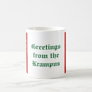 Krampus huvudmugg kaffemugg