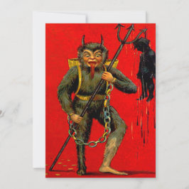 Krampus-inbjudan Inbjudningar