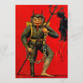 Krampus-inbjudan Inbjudningar