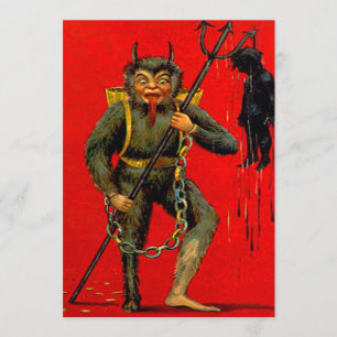 Krampus-inbjudan Inbjudningar