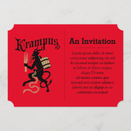 Krampus Inbjudningar