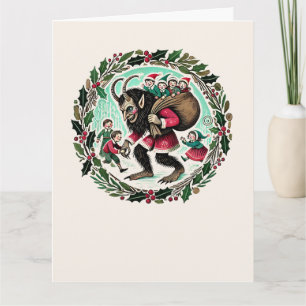 Krampus jul kort