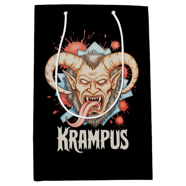 Krampus jul Kramperl Perchten tomtens hjälpreda (Framsidan)