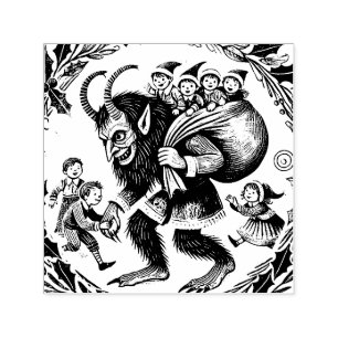 Krampus jul självfärgande stämpel