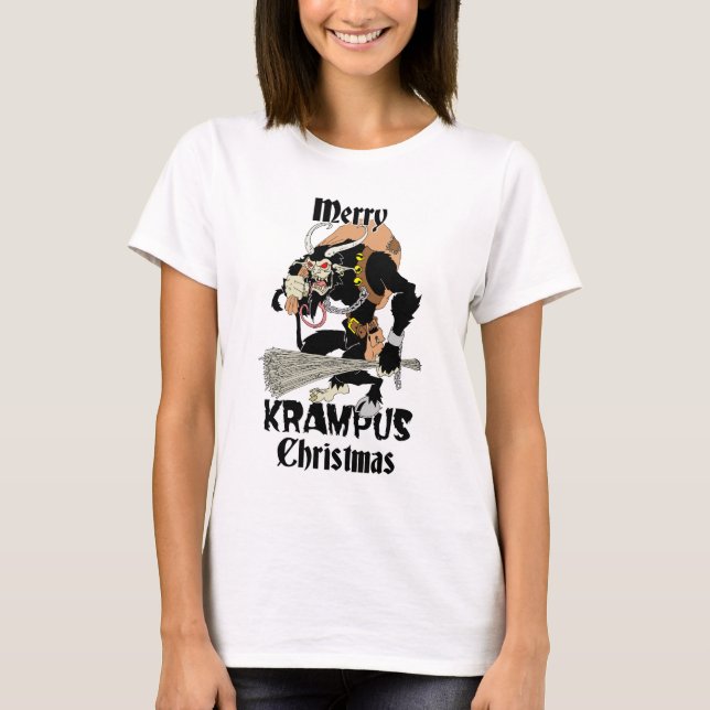 Krampus jul t-shirt (Framsida)