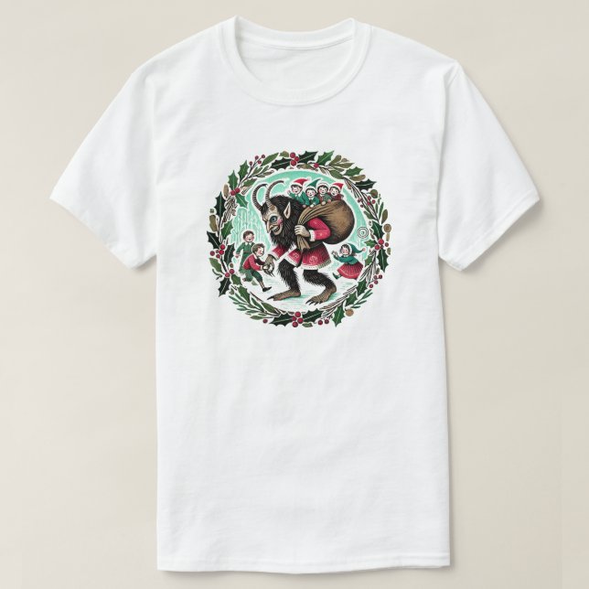 Krampus jul t shirt (Design framsida)