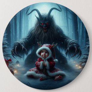 Krampus-julknapp Knapp