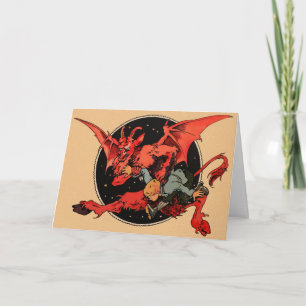 Krampus julkort helgkort