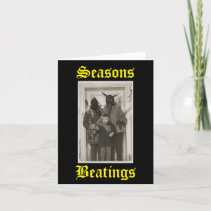 Krampus julkort meddelande